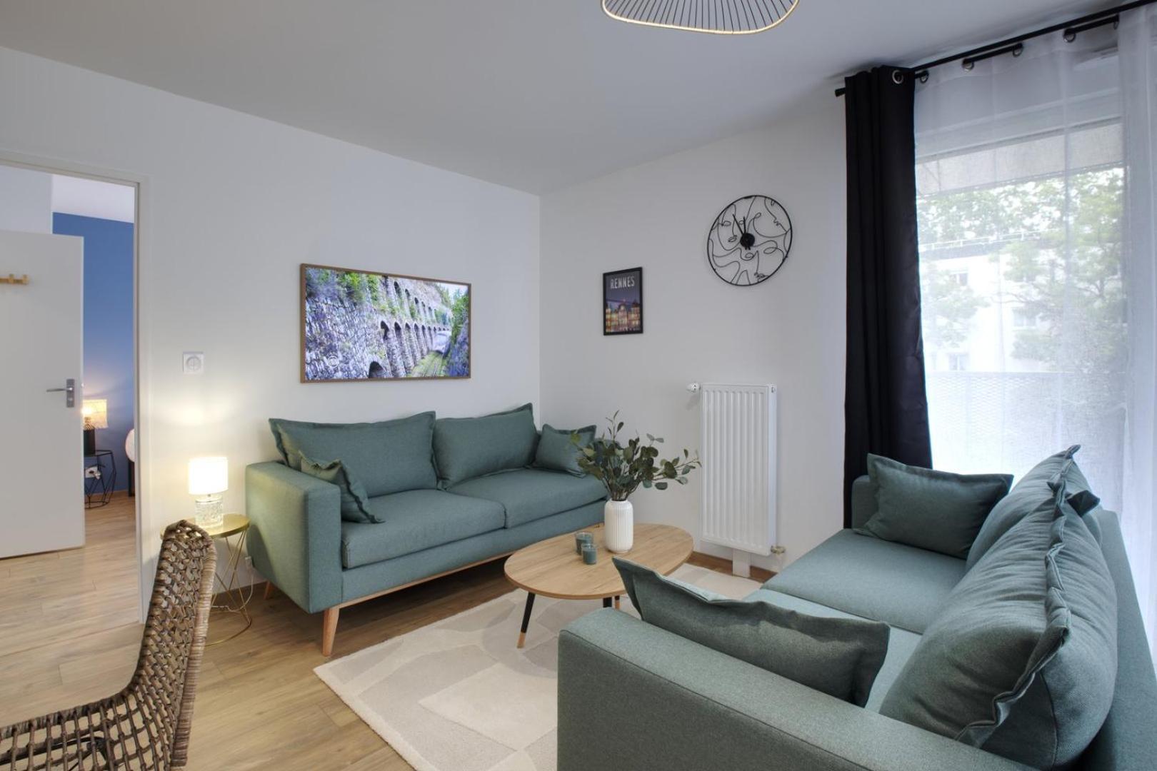 Le Normand- Appartement Neuf, 3 Chambres, Terrasse Rennes Exteriör bild